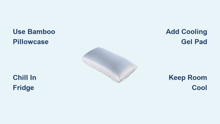 How to Make a Pillow Cold: Quick Tips
