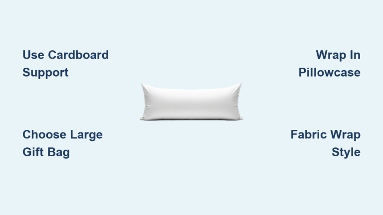 How to Wrap a Large Pillow Gift