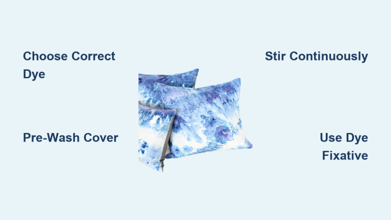 How to Dye a Pillow: Easy Steps