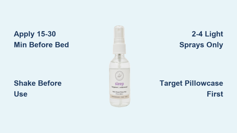 How to Use Pillow Spray for Better Sleep