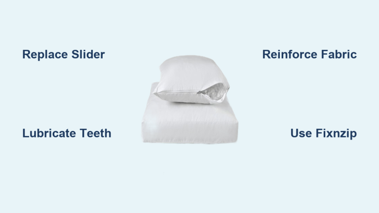 How to Fix a Broken Zipper on a Pillow