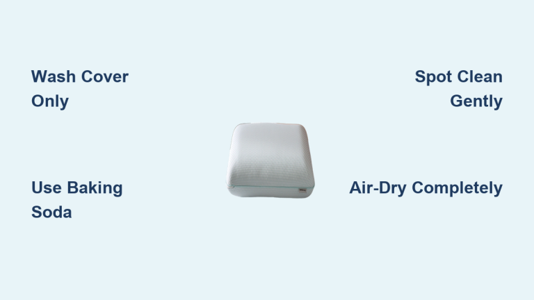 How to Clean Tempur-Pedic Pillow: Easy Steps