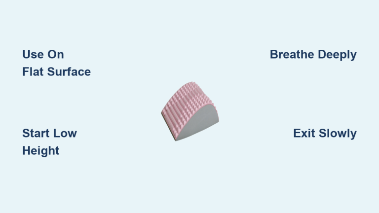 How to Use a Back Stretcher Pillow