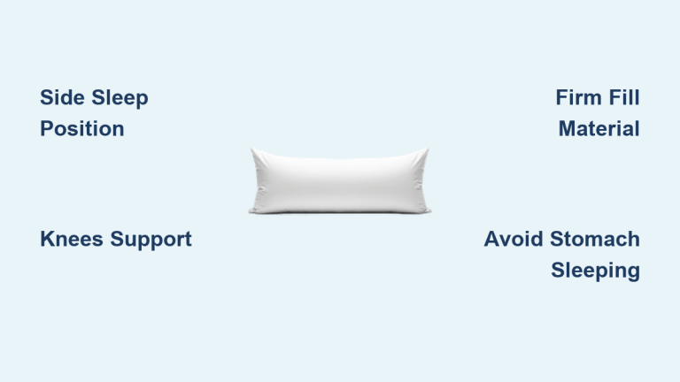 How to Use a Body Pillow for Hip Pain