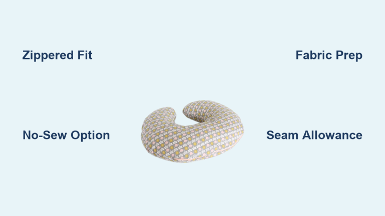 How to Make a Boppy Pillow Cover