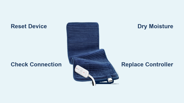 Fix Comfytemp Heating Pad Blinking