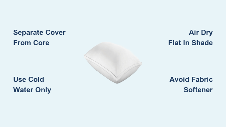 How to Clean a Cooling Pillow