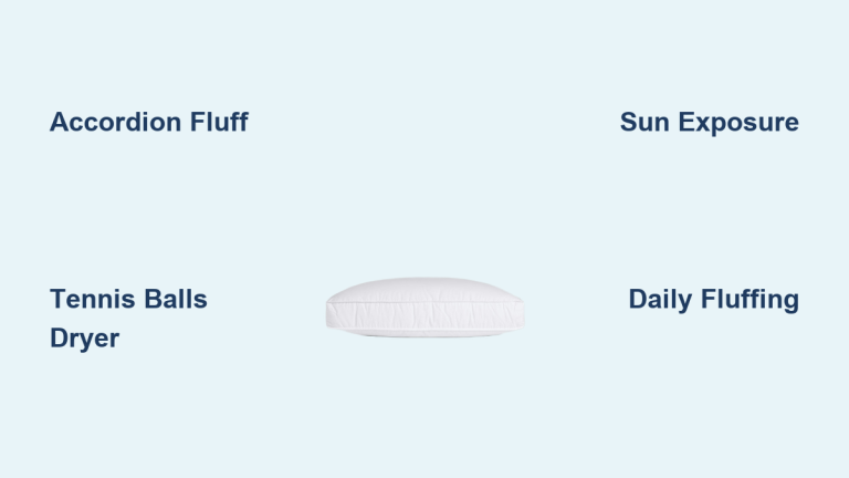 How to Refluff a Down Pillow