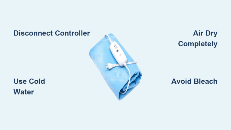 How to Wash Electric Heating Pad