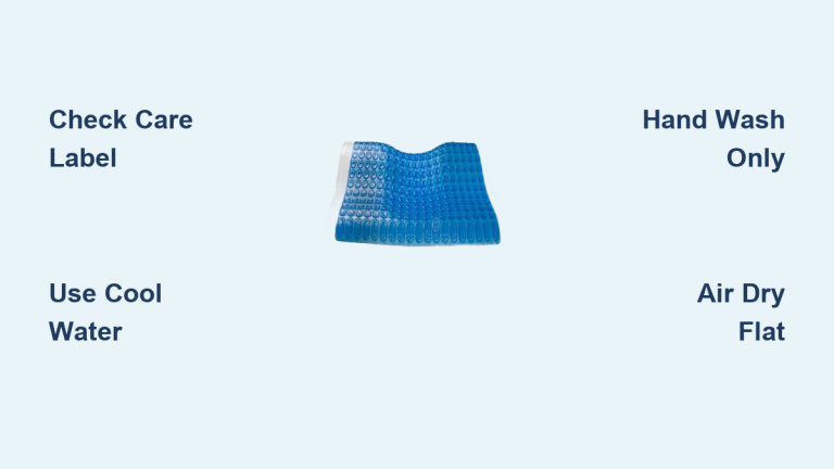 How to Wash a Gel Pillow: Quick Steps