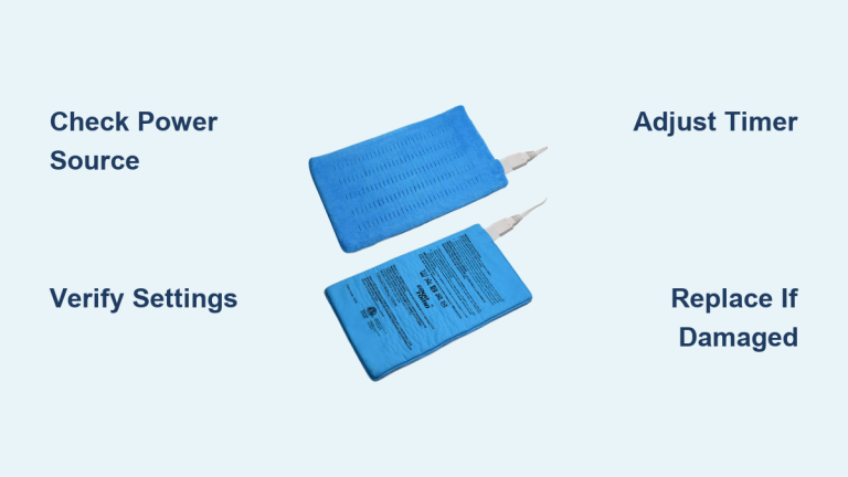 How to Fix Goqotomo Heating Pad Not Working