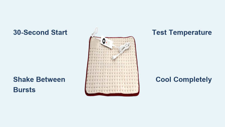 How to Reheat a Heating Pad Safely