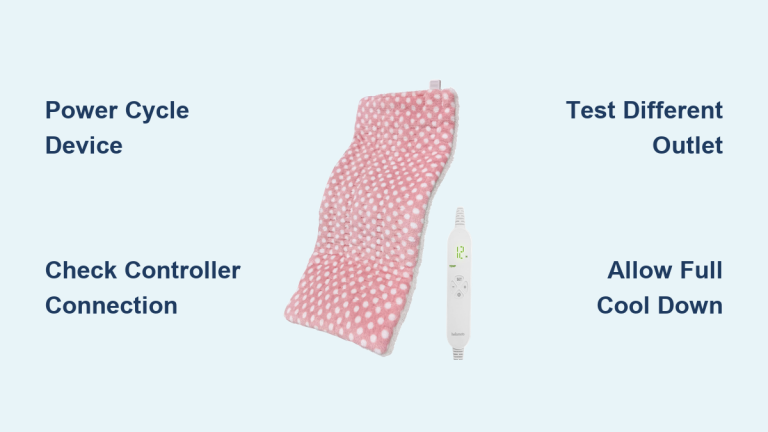 Fix Hello Moto Heating Pad Blinking