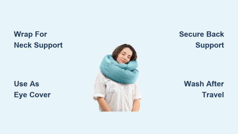 How to Use Infinity Pillow
