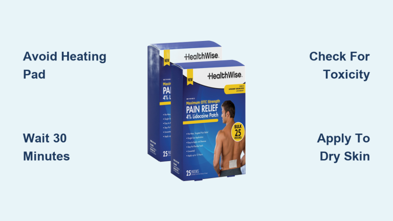 Lidocaine Patch and Heating Pad: Safety Guide