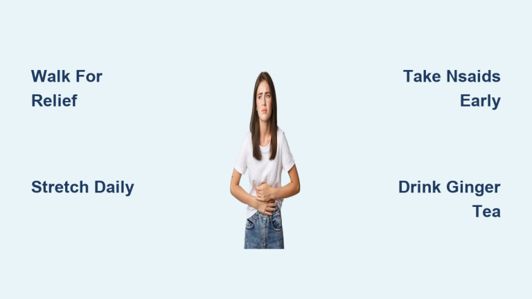 How to Relieve Cramps Without Heating Pad