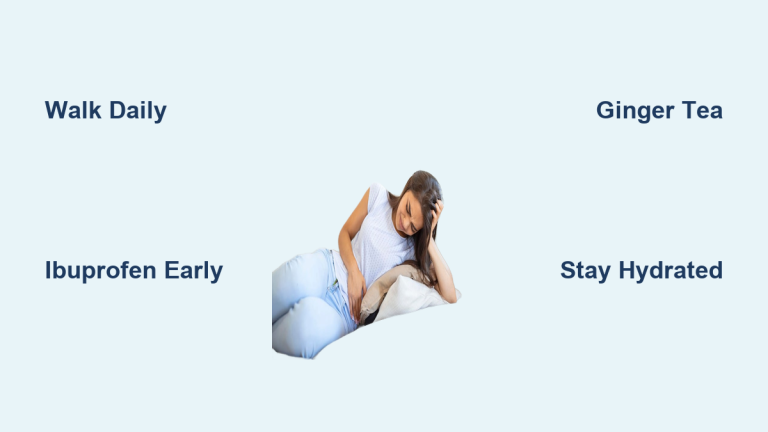 Stop Period Cramps Without Heat: Quick Tips