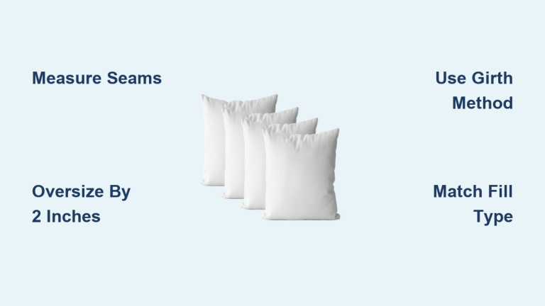 How to Measure for Pillow Inserts