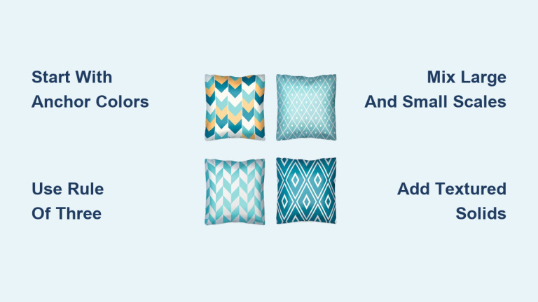 How to Mix Pillow Patterns