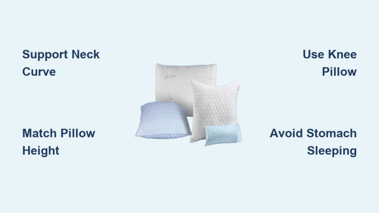 How to Place Pillow for Neck Pain