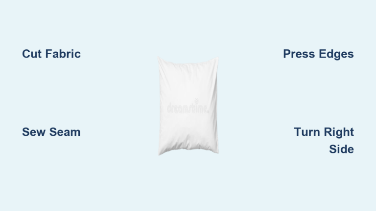 How to Make a Pillow Case with a Sewing Machine