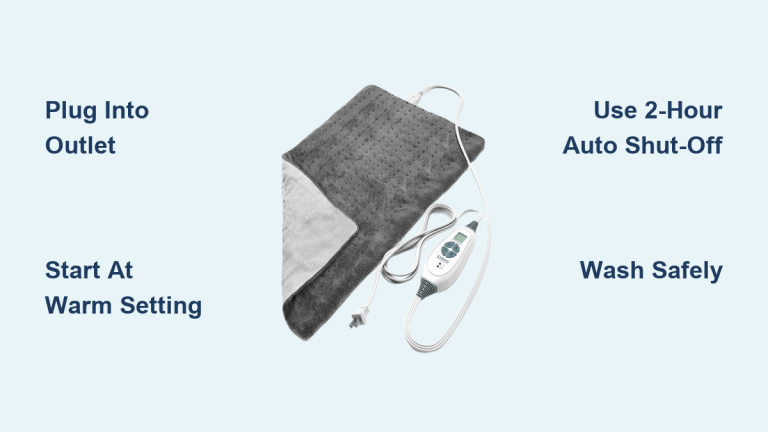 How to Use Pure Enrichment Heating Pad