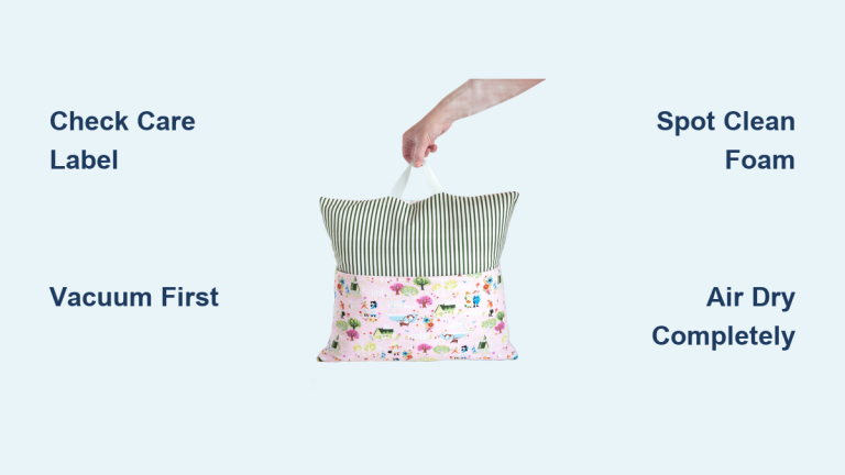 How to Clean a Reading Pillow