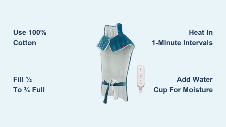 How to Make a Shoulder Heating Pad
