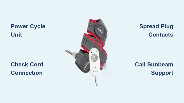 Fix Heating Pad Won’t Heat Up: Quick Steps
