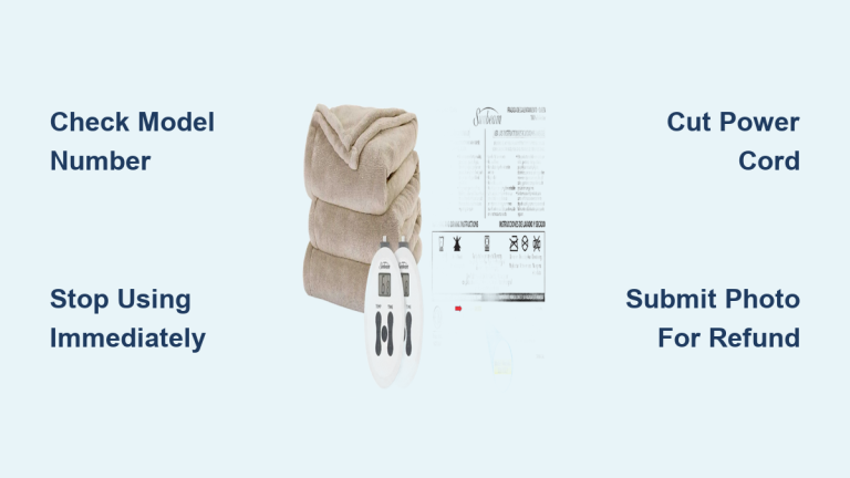 Sunbeam Heating Pad Recall: What You Need to Know