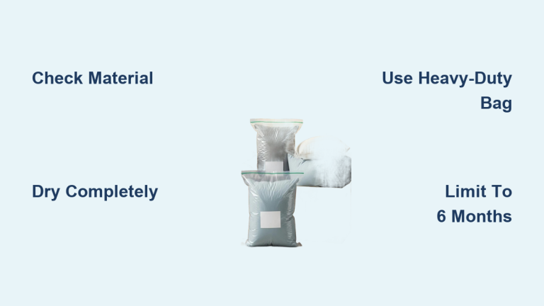 How to Vacuum Seal a Pillow: Quick Steps