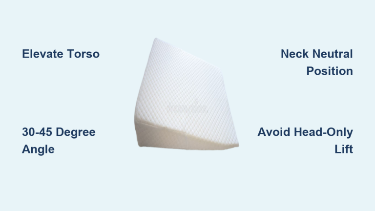 How to Use a Wedge Pillow for Snoring