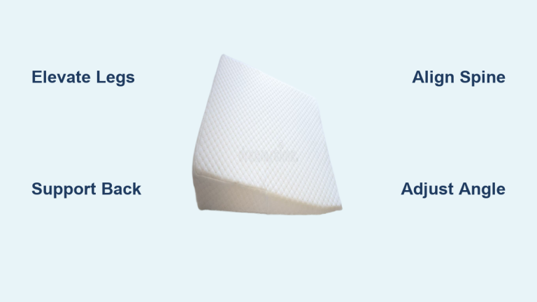 How to Use a Wedge Pillow for Sciatica